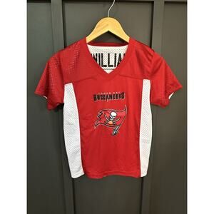 Tampa Bay Buccaneers NFL Flag Football Youth Boys Kids Jersey Medium Williams